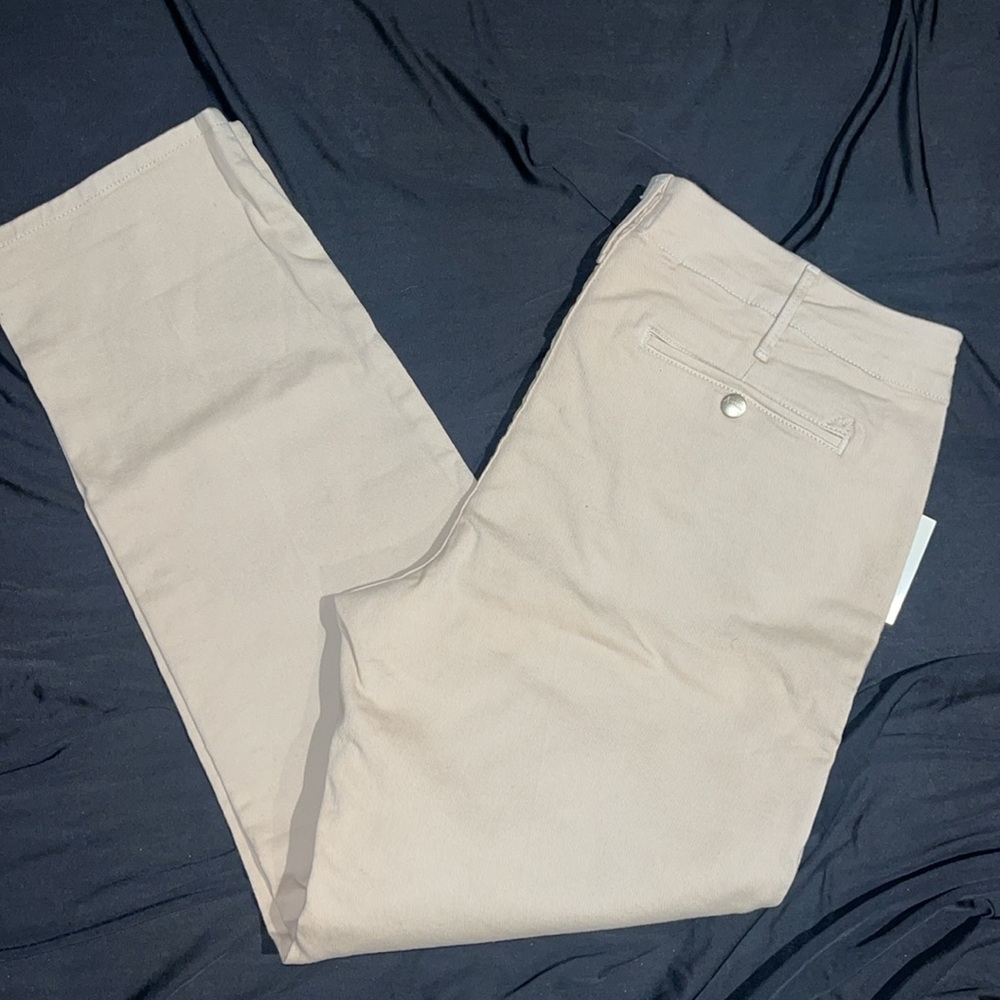 New Guess Marciano N0 39 Chino Crop Khaki Slim Leg Pants 10 L